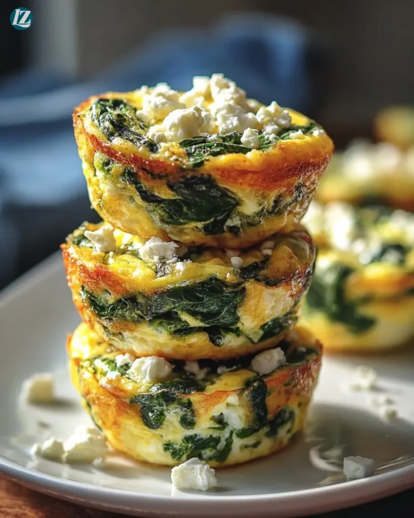 Easy Egg Muffins with Spinach and Feta