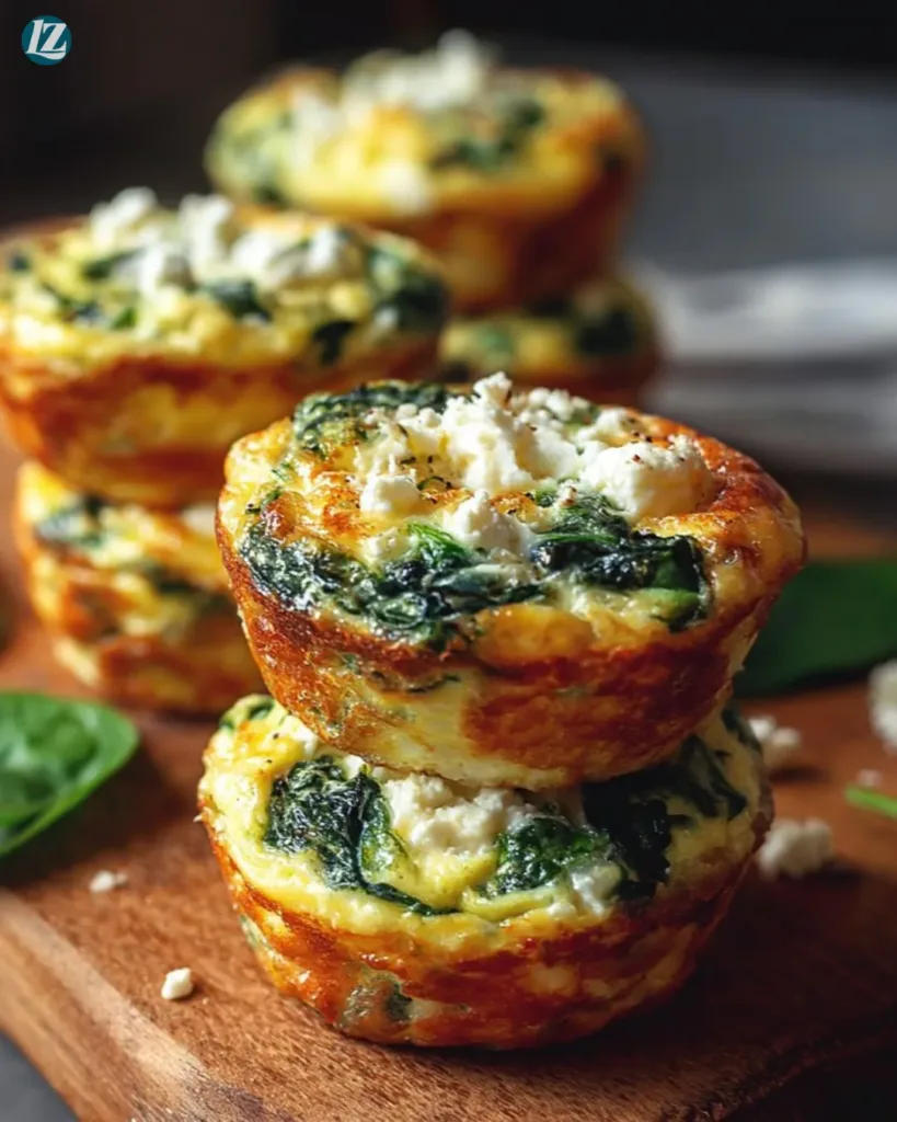 Egg Muffins with Spinach and Feta