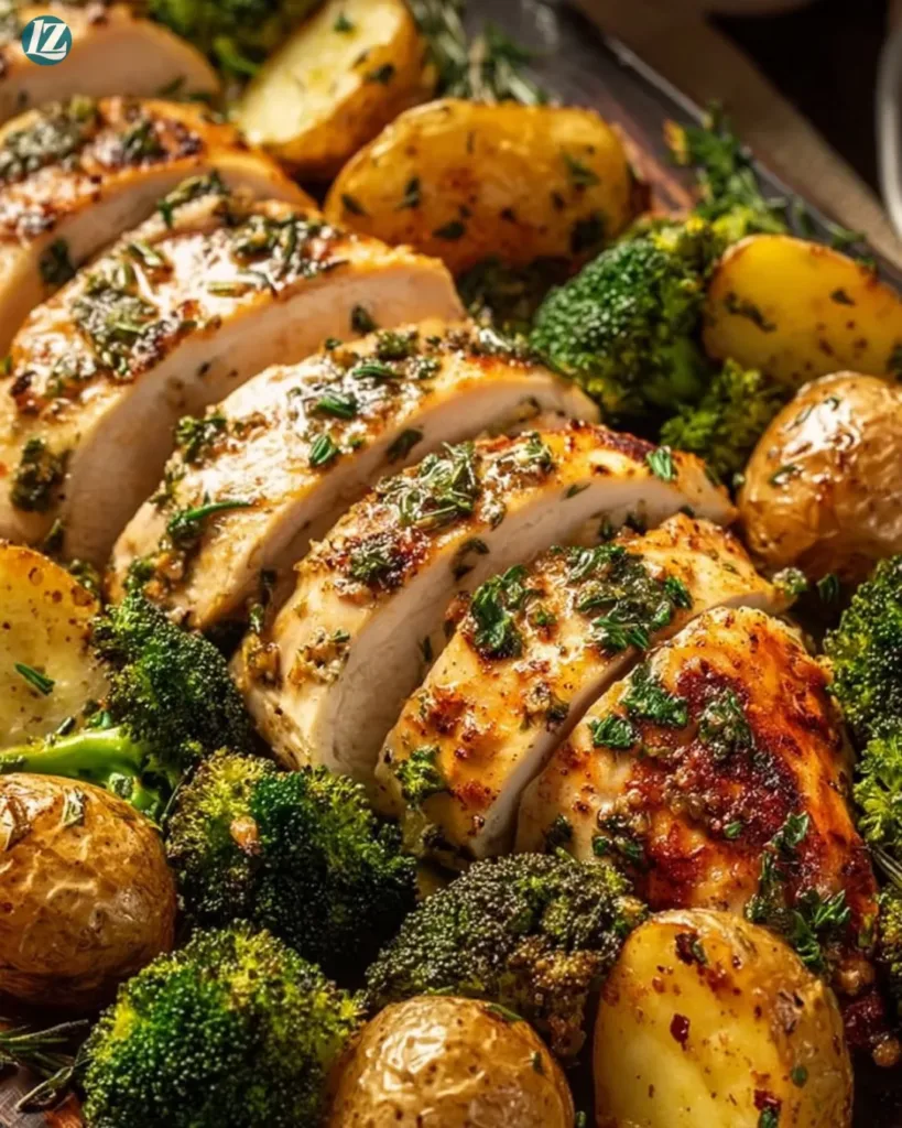 Sheet-pan-garlic-butter-chicken-veggies
