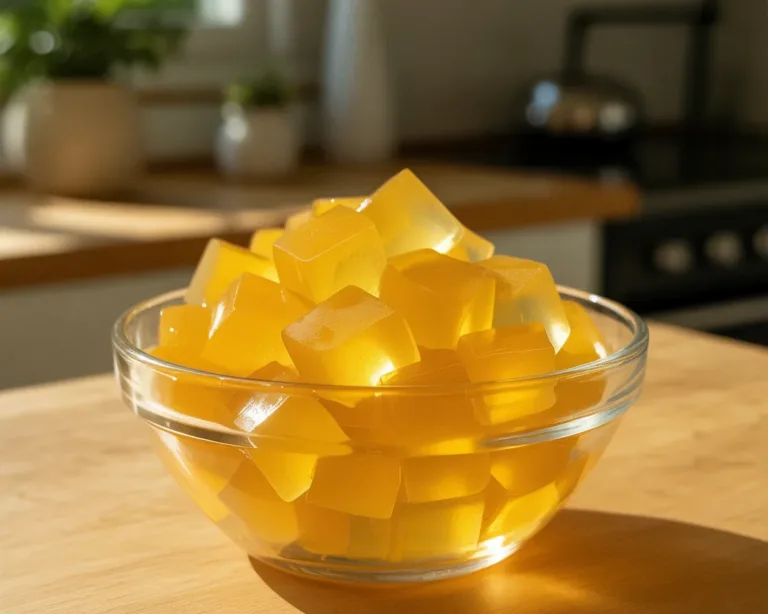 Gelatin trick recipe for weight loss, a low-calorie snack to manage appetite.