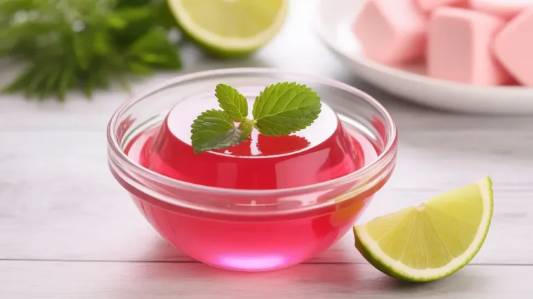 A bowl of gelatin Jell-O showcasing the viral weight loss trick from TikTok.