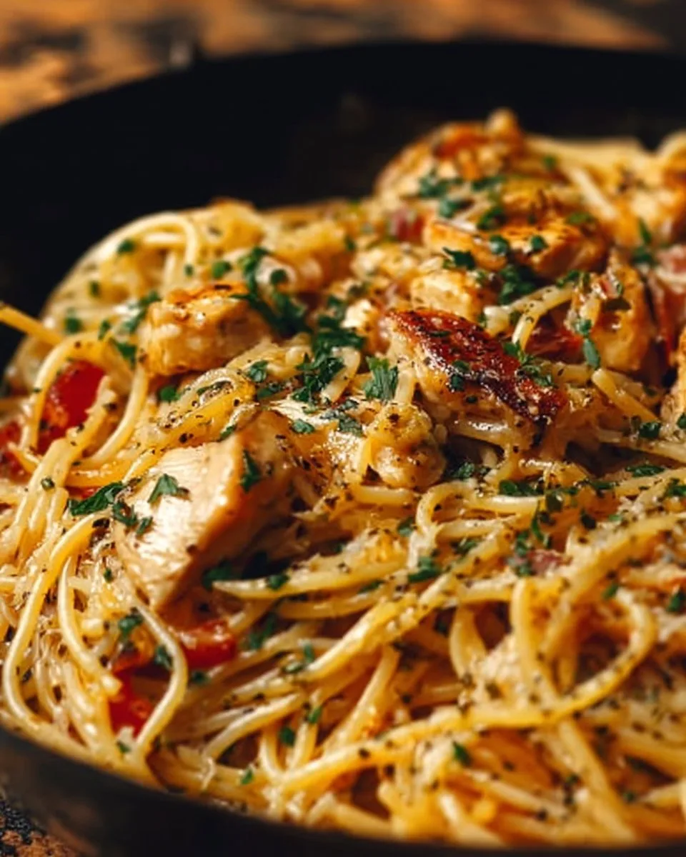 Monterey Chicken Spaghetti
