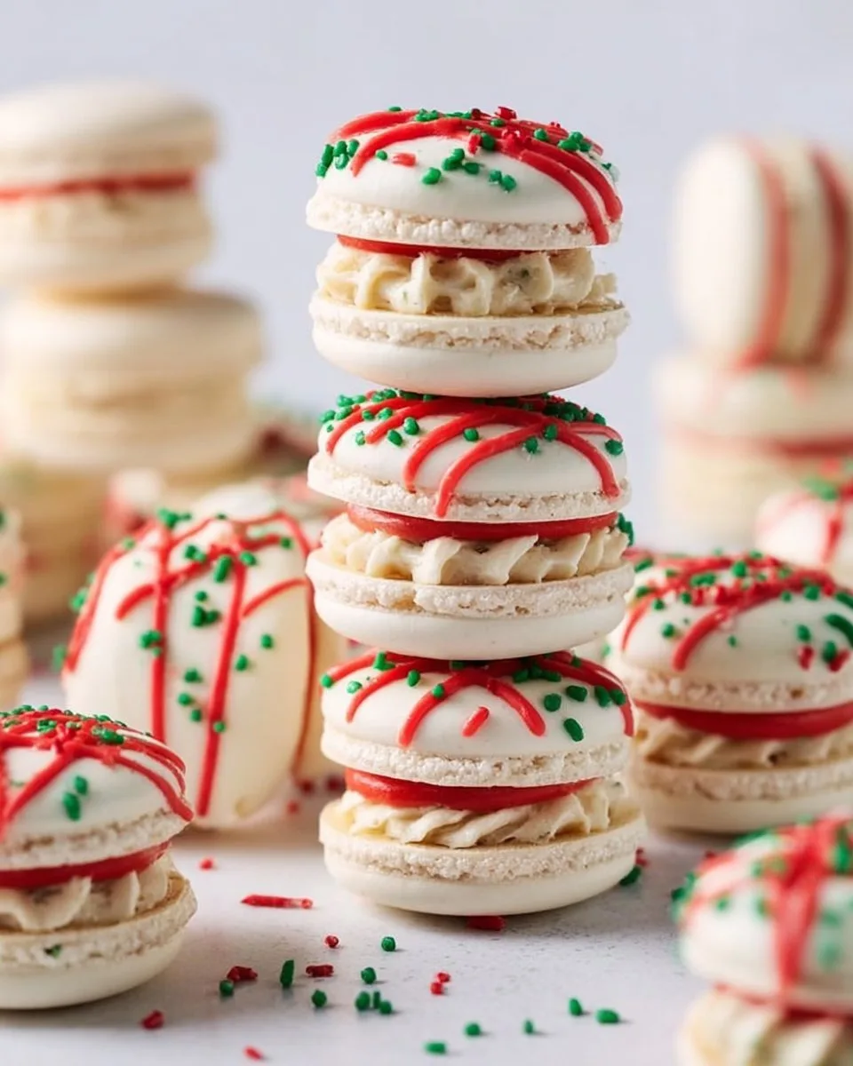 Christmas Tree Cake Macarons | Festive & Fun Recipe