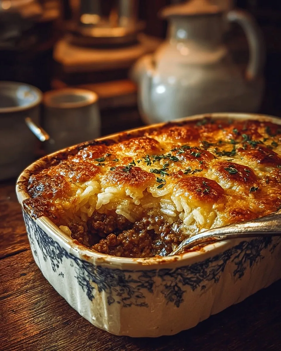 French Onion Beef Casserole
