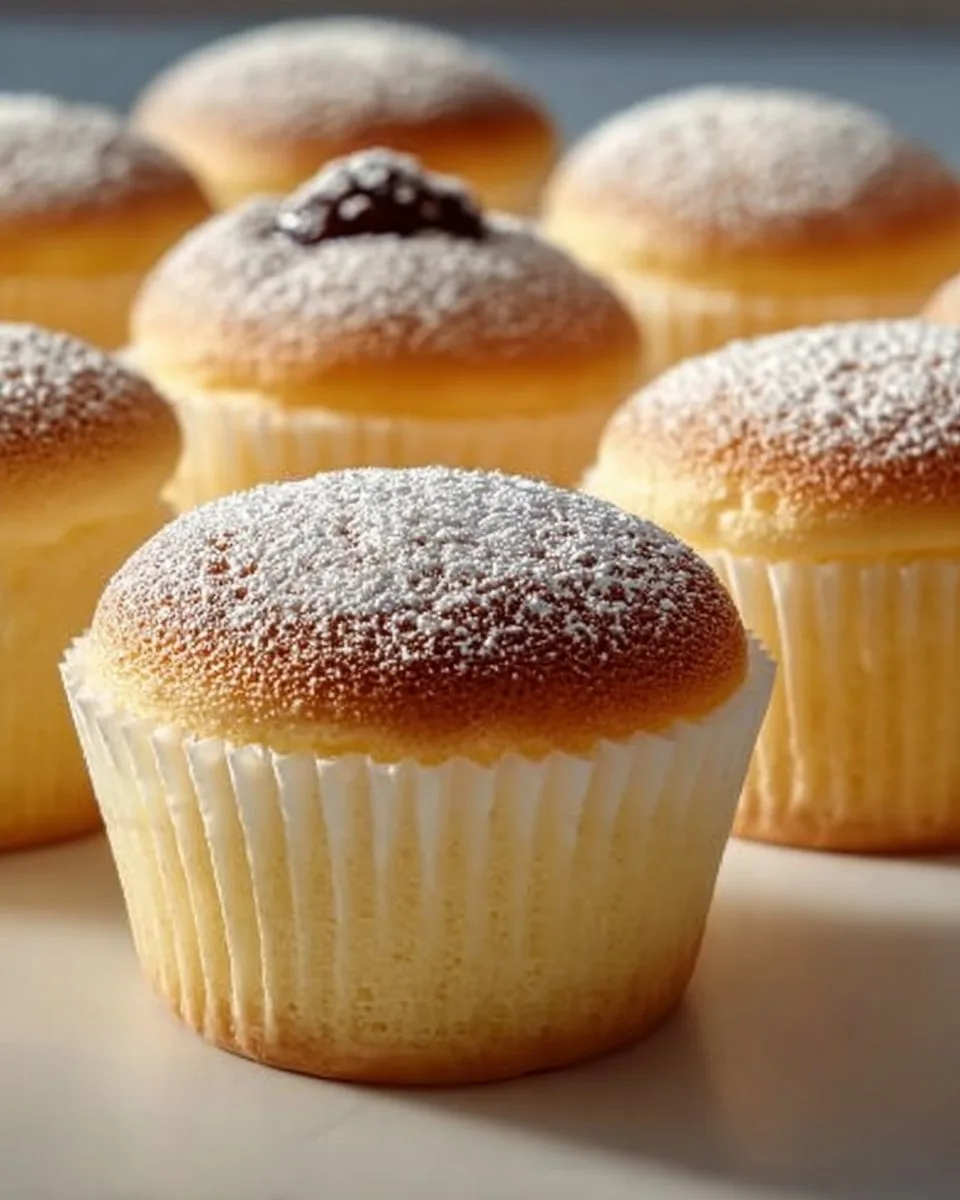 Fluffy Japanese Cotton Cheesecake Cupcakes That Melt in Your Mouth