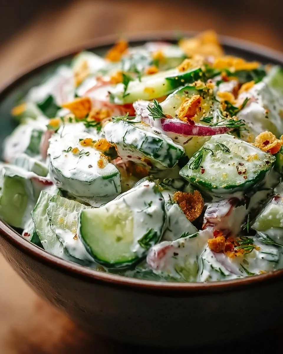Cucumber Ranch Crack Salad