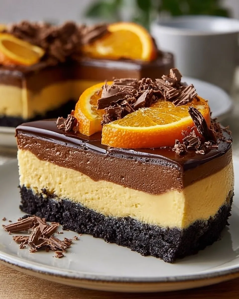 Chocolate Orange Cheesecake