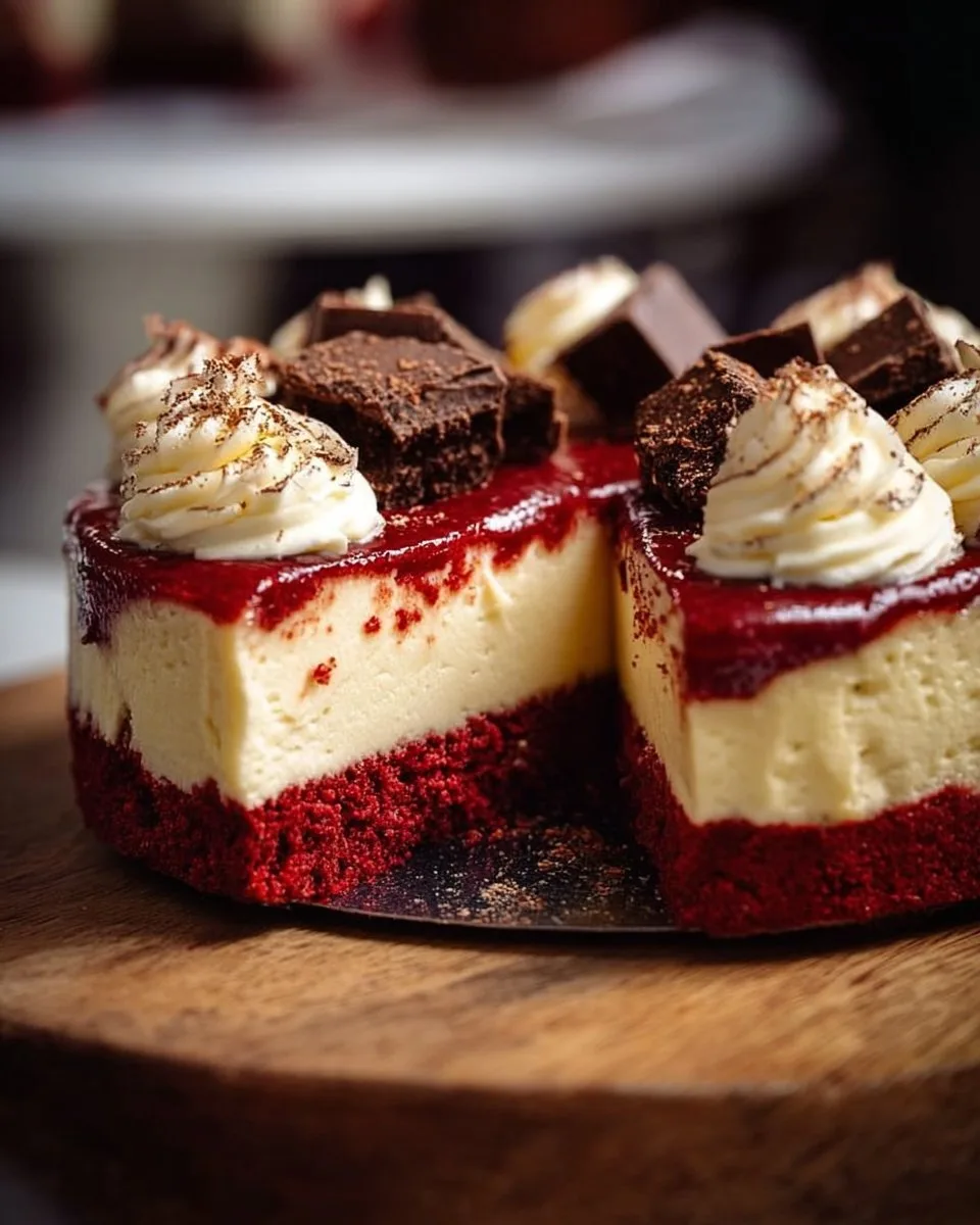 The Ultimate Red Velvet Cheesecake