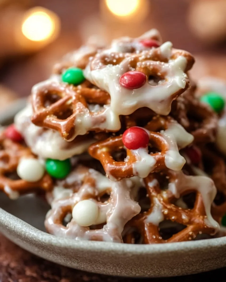 White Chocolate Pretzel Crockpot Christmas Candy: Sweet, Salty & Perfect for the Holidays!