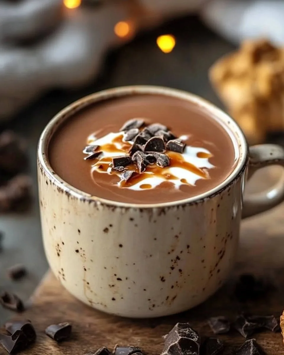 Salted Caramel Hot Chocolate