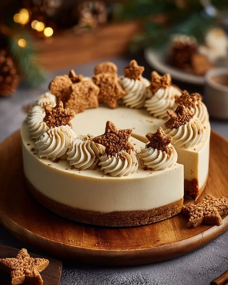 Indulgent and Creamy Gingerbread Cheesecake for the Holidays
