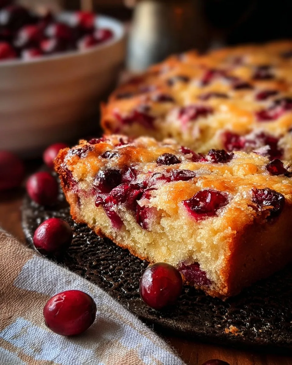 Cranberry Orange Breakfast Cake