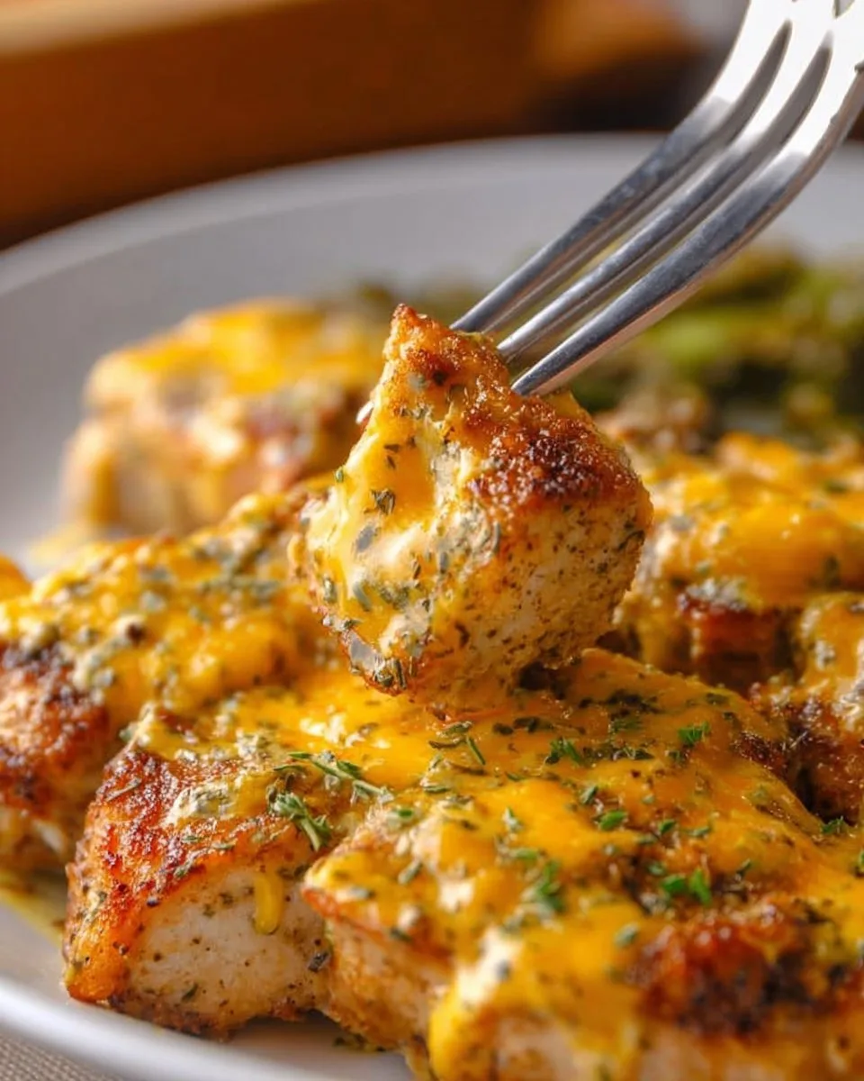 Cheddar Ranch Pork Chops