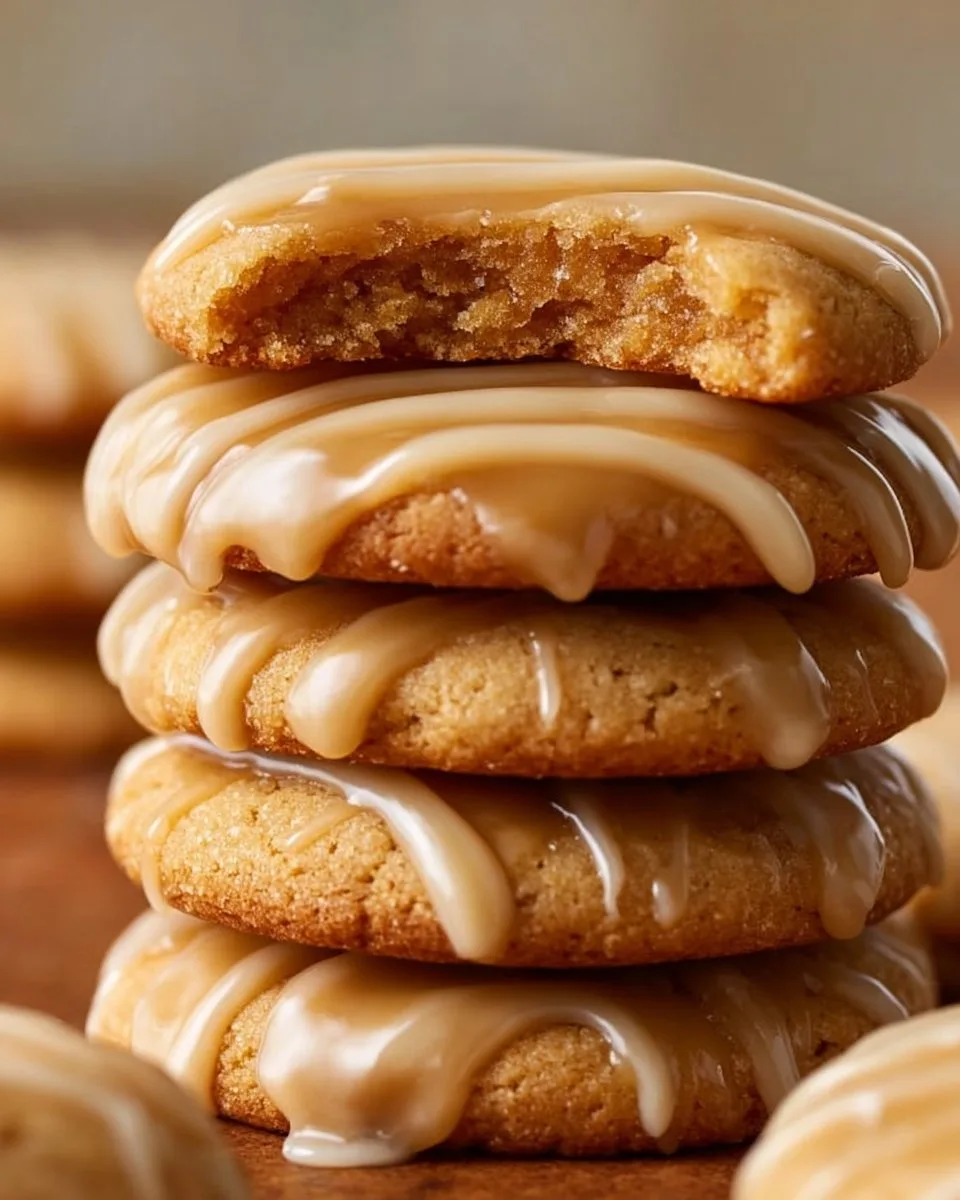 Maple Cookies with Brown Butter Icing