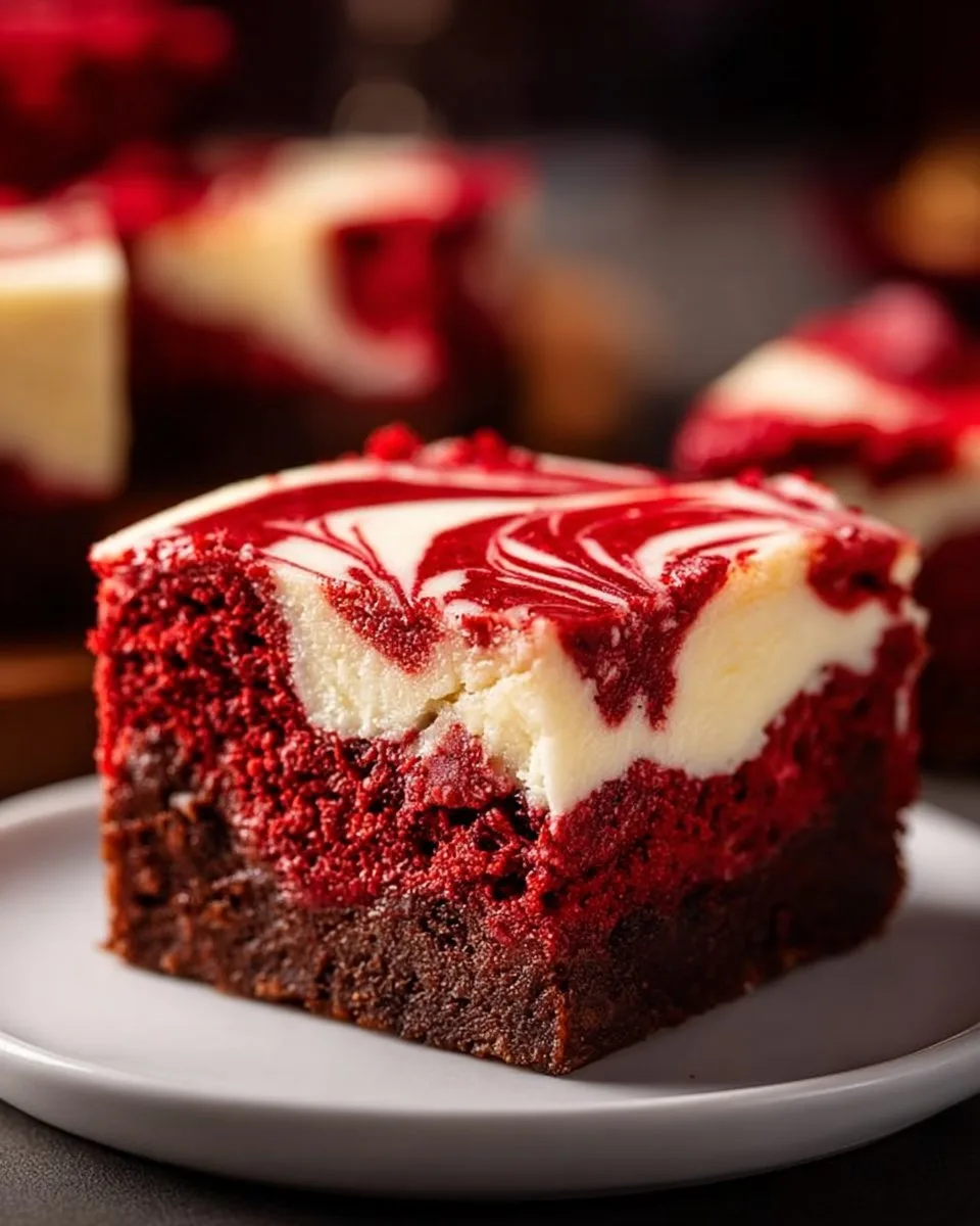 Red Velvet Cheesecake Brownies Recipe