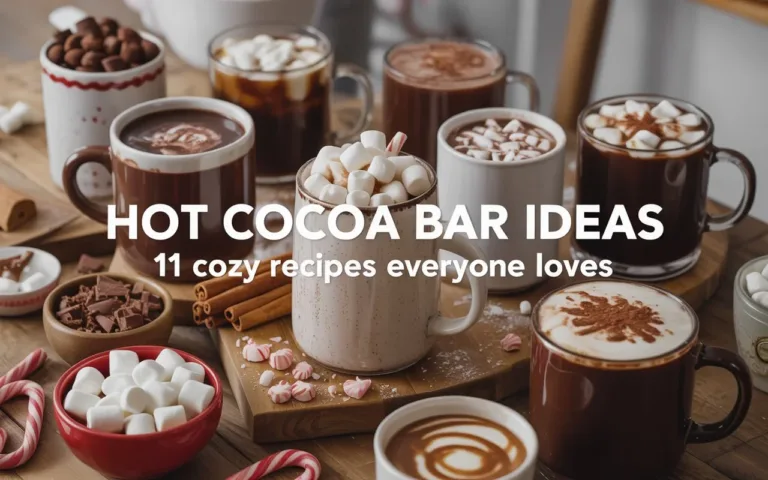 Delicious hot chocolate recipes for a cozy winter treat