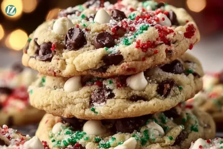 Delicious buttery chocolate chip cookies freshly baked on a cooling rack