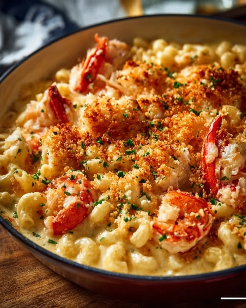 Lobster, Crab, and Shrimp Macaroni and Cheese