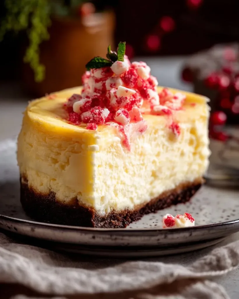 White Chocolate Baked Cheesecake