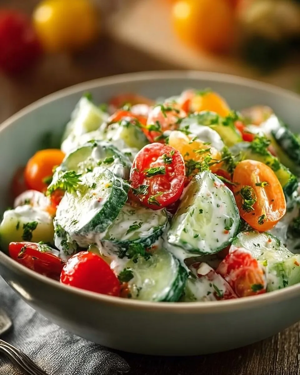 Cucumber Ranch Crack Salad