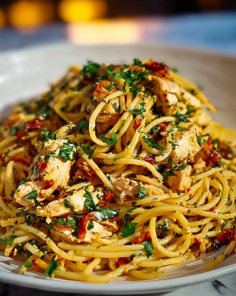 Monterey Chicken Spaghetti
