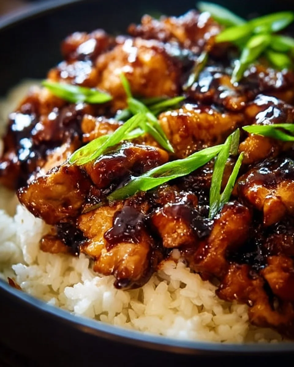 Honey BBQ Chicken Rice