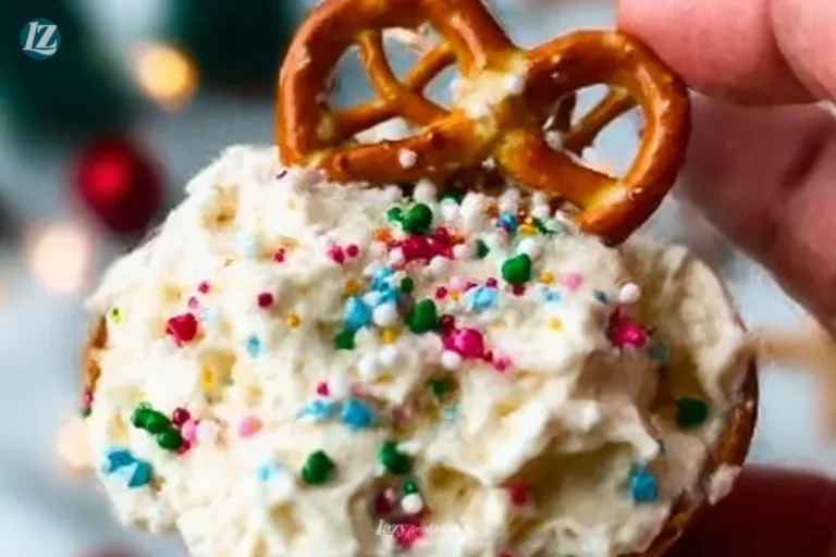 Delicious Little Debbie Christmas Tree Cake Dip served in a festive bowl.