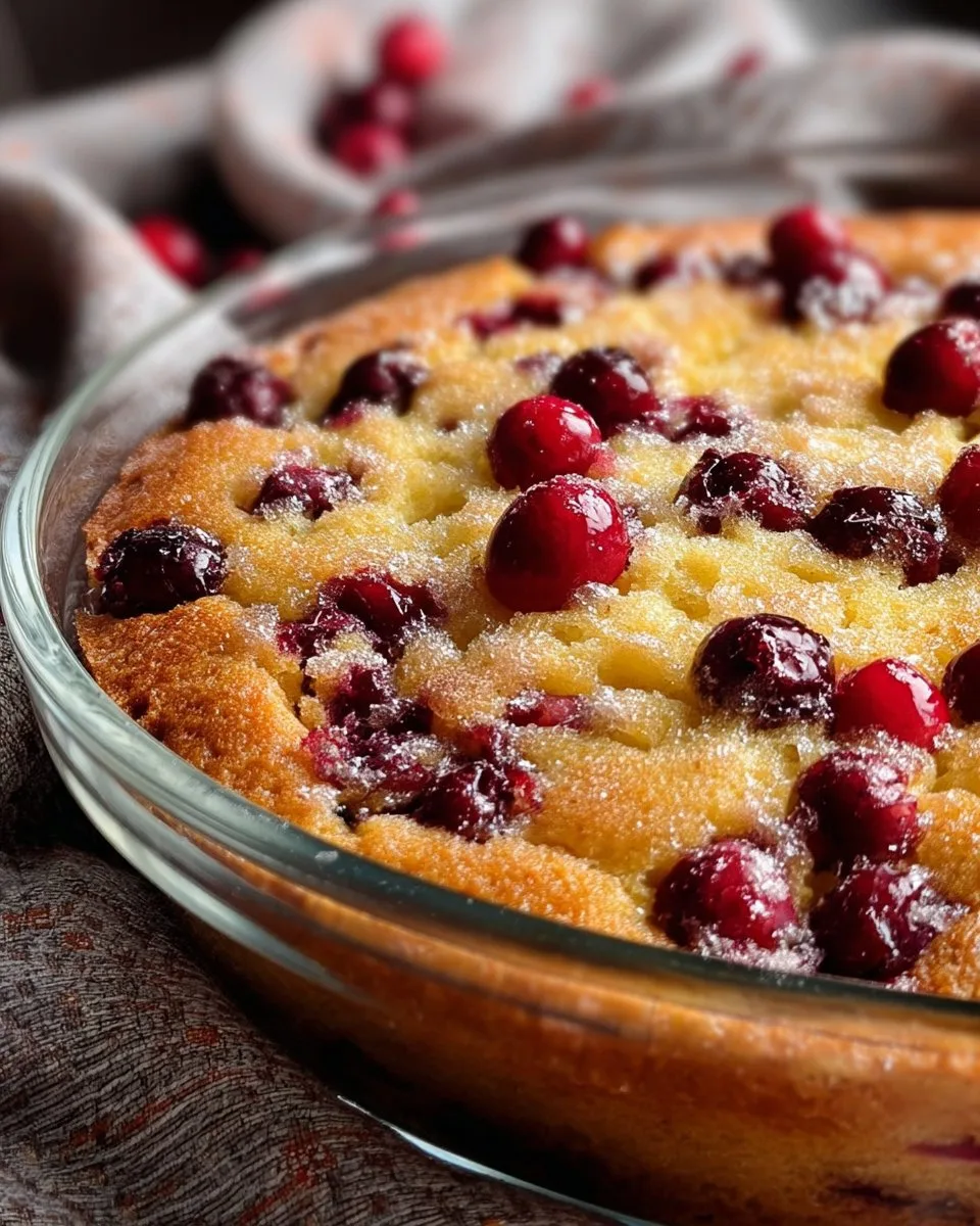 Cranberry Orange Breakfast Cake