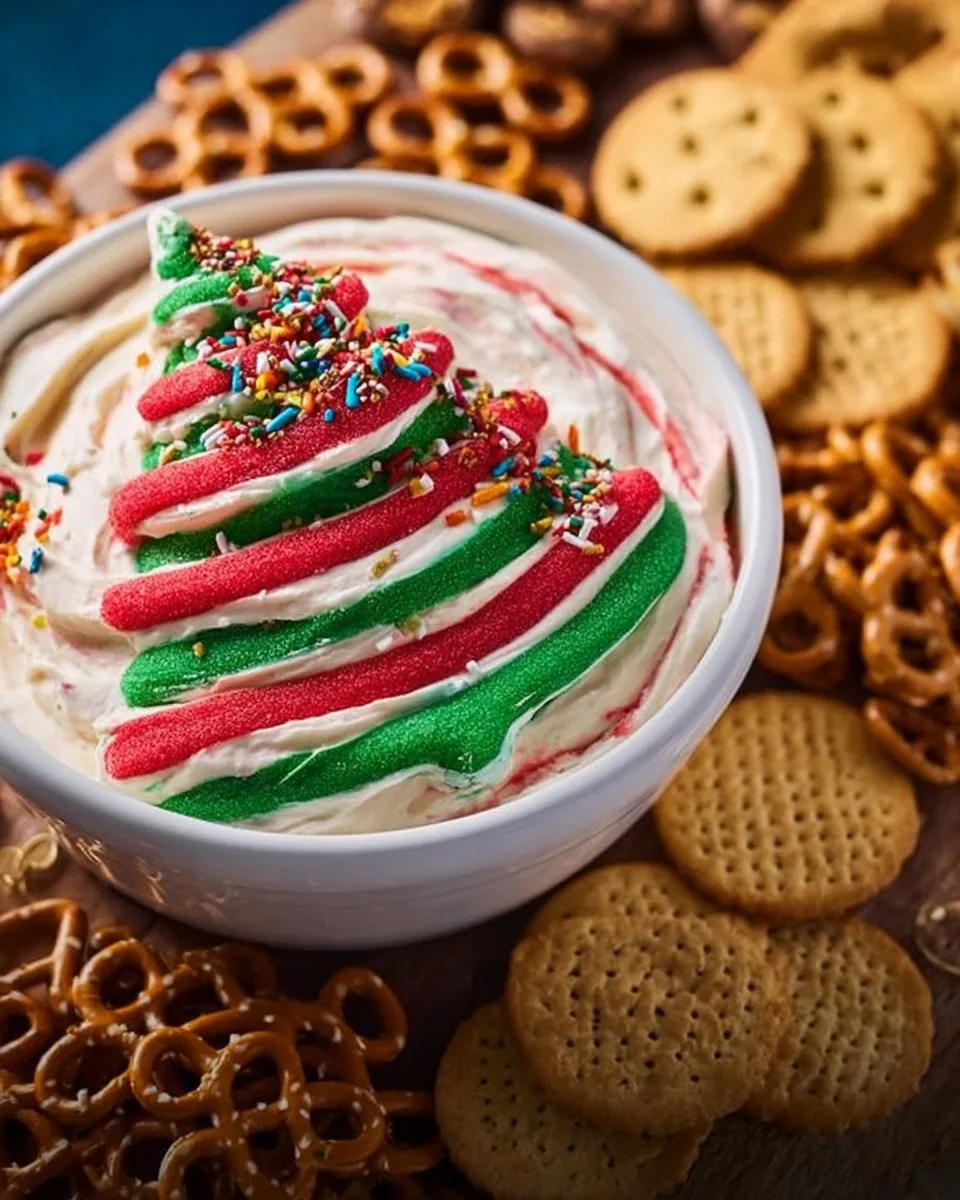 Christmas Tree Cake Dip