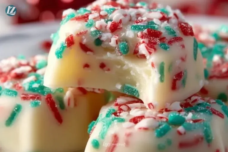Delicious homemade peppermint meltaways on a festive plate.