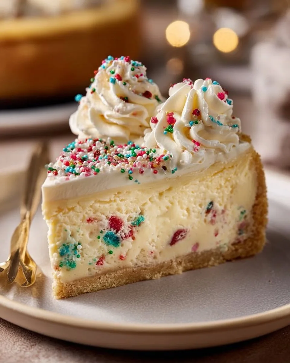 Holiday Sugar Cookie Cheesecake