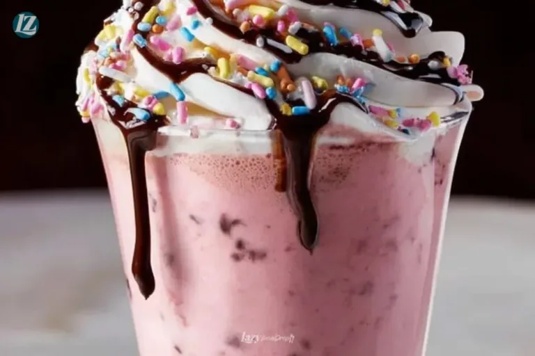 Delicious Raspberry Hot Chocolate topped with whipped cream and fresh raspberries.