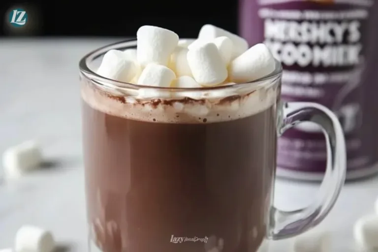 Delicious sugar-free hot chocolate in a cozy mug