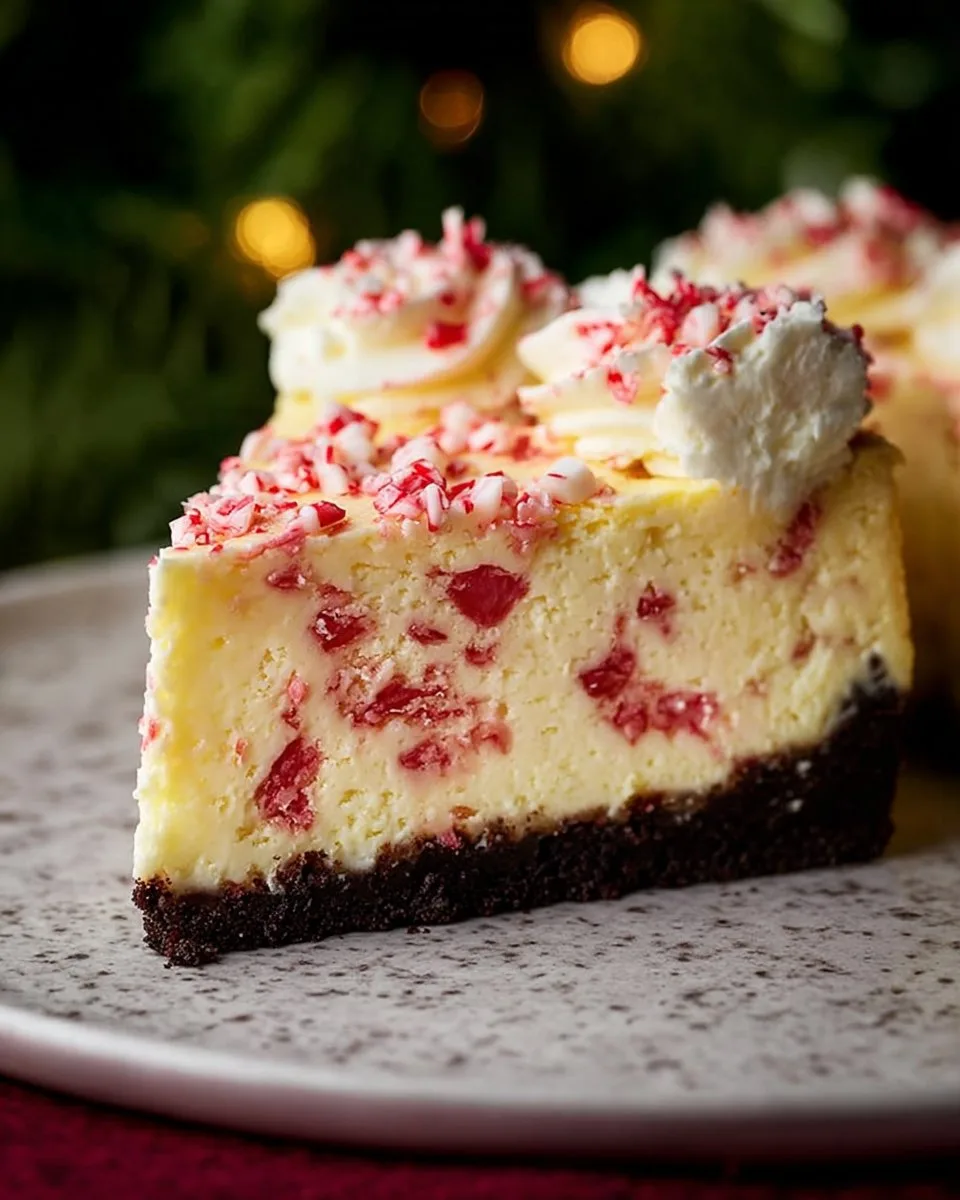 White Chocolate Baked Cheesecake