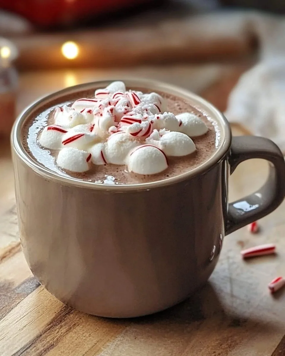 Cozy Up with Slow Cooker Peppermint Hot Chocolate Bliss