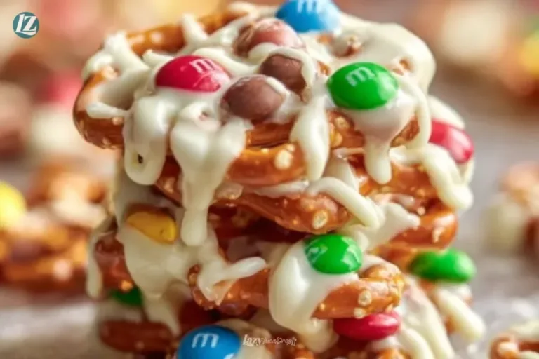 Delicious White Chocolate Pretzel Christmas Candy in a crockpot