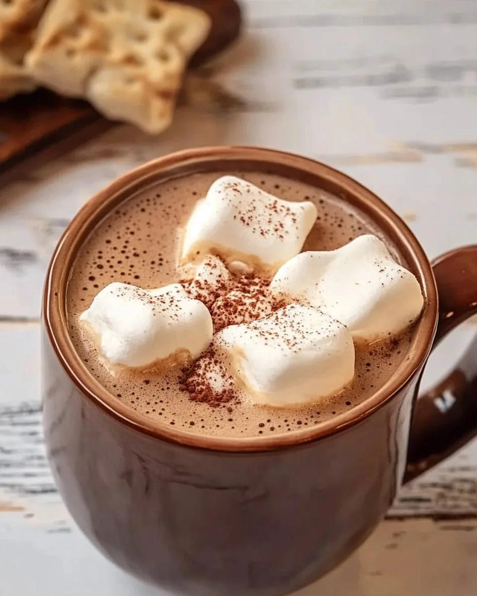 Creamy Hot Cocoa with Torched Marshmallow
