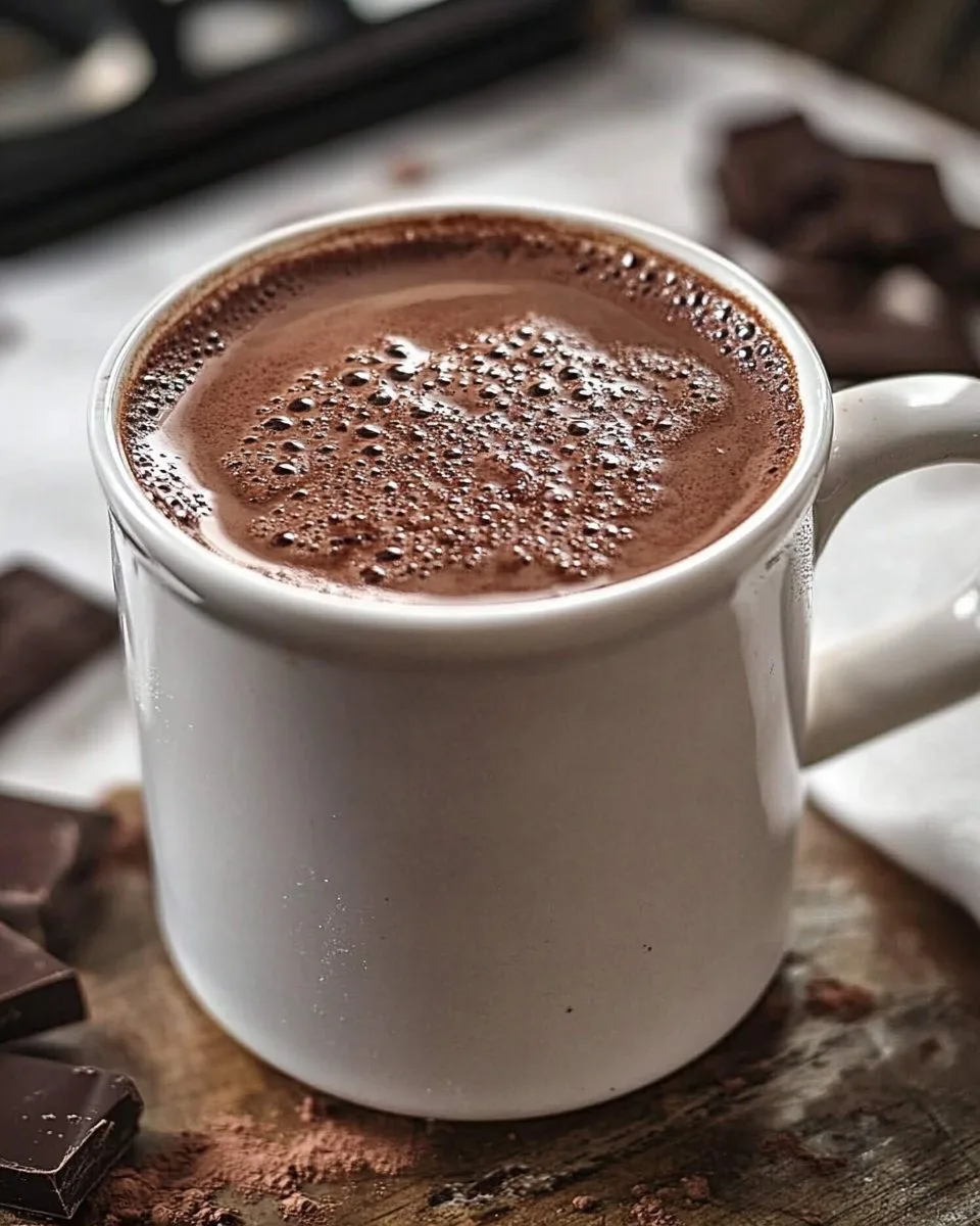 Dark Chocolate Hot Chocolate