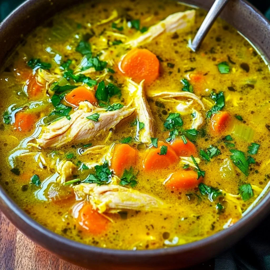 Anti-Inflammatory Turmeric Chicken Soup