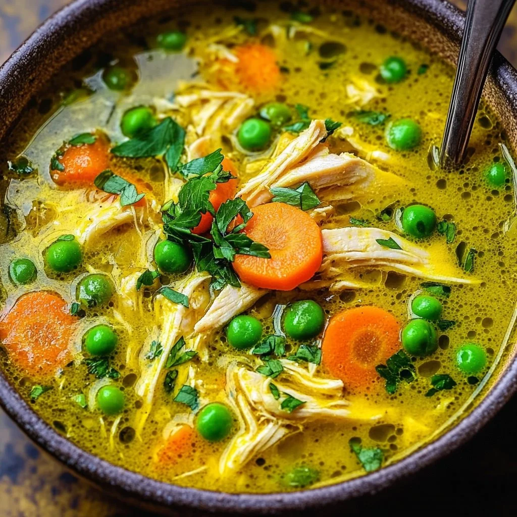Anti-Inflammatory Turmeric Chicken Soup
