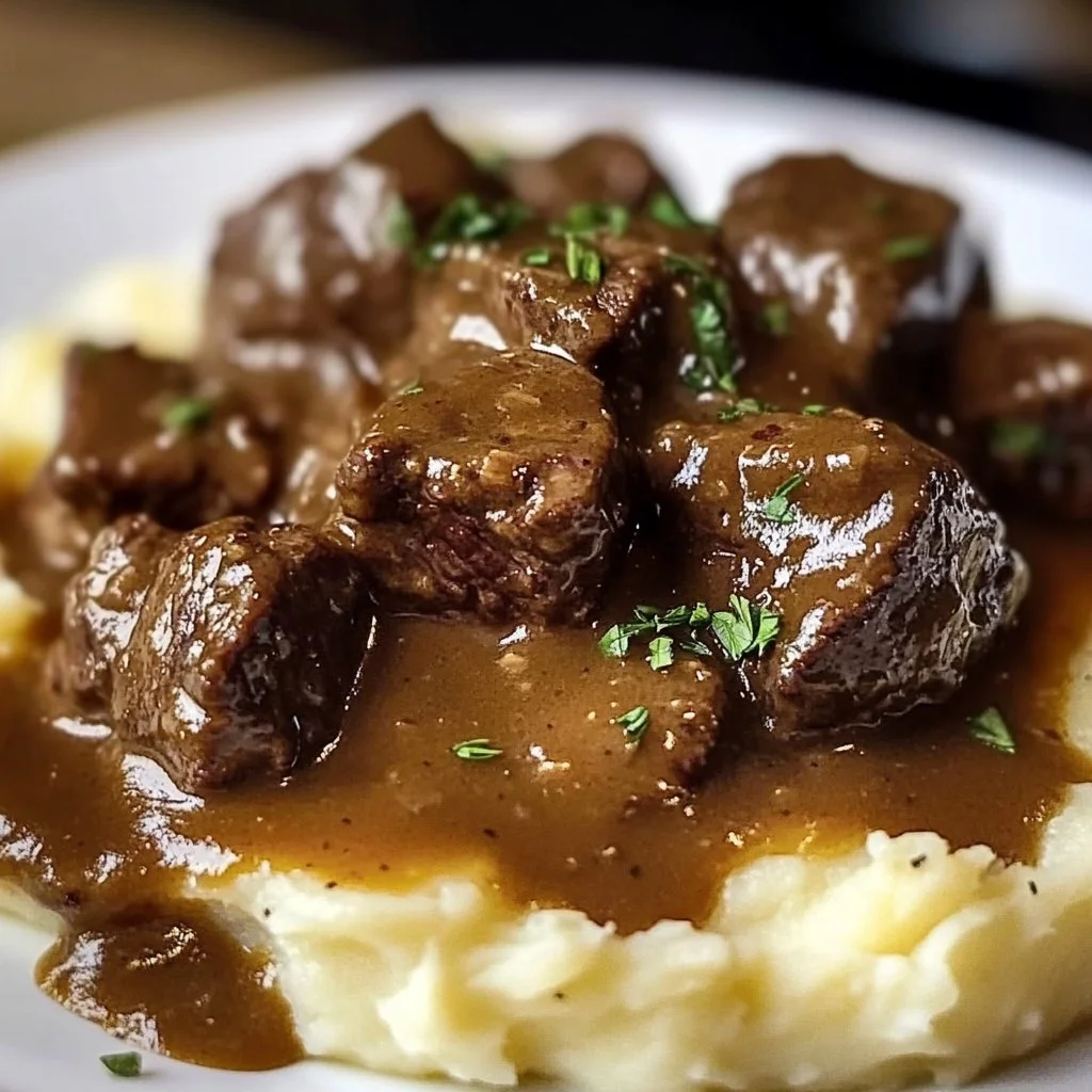 Beef Tips and Gravy