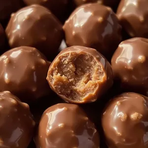 Delicious Butterfinger Bliss Balls made with peanut butter and chocolate
