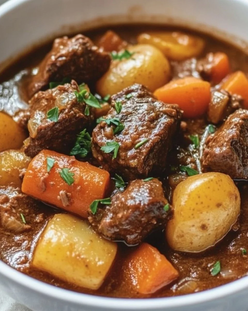 Comforting Crockpot Beef Stew