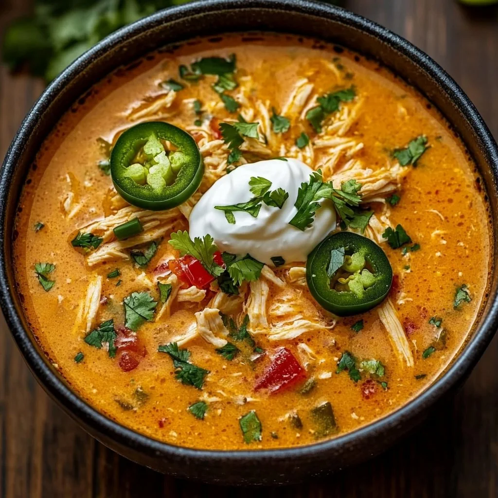 Creamy Chicken Enchilada Soup