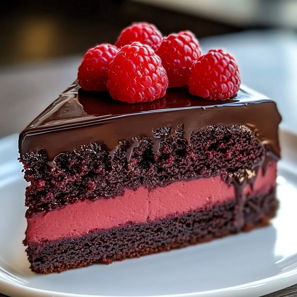 Easy Dark Chocolate Raspberry Mousse Cake 2026 Lazy Meal Prep