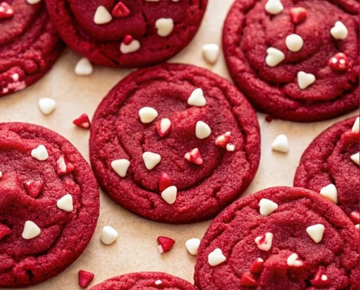 Delicious Red Velvet Cookies
