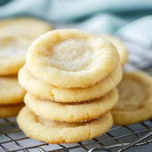 Delicious homemade sugar cookies on a cooling rack