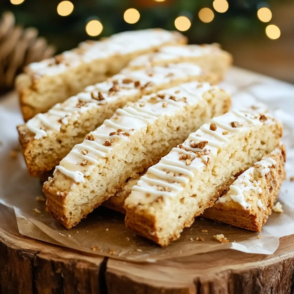 Eggnog Biscotti
