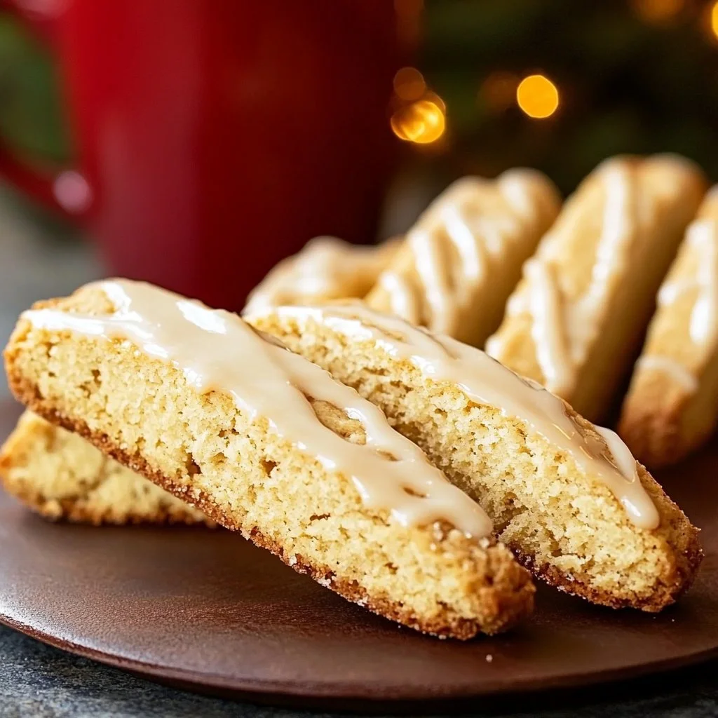 Eggnog Biscotti