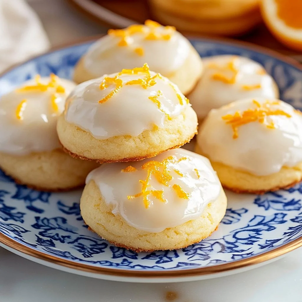 Fluffy Christmas Cookies with Orange Juice